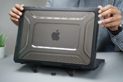 Black Slim Rubberized TPU Bumper Cover For MacBook Air 13 inch 2020/2021 M1 Air A2337 A1932 A2179