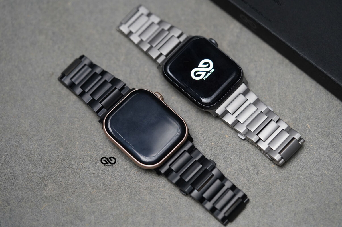 Titanium Edition Band For Apple Watch 44MM 45MM 46MM Series 4 5 6 7 8 9 10 11 (SE 2 3 Gen)