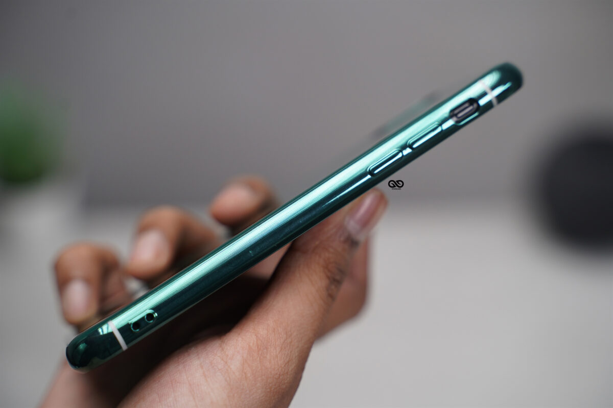 Dark Green Soft Tpu Glass Finish case for iPhone X /XS