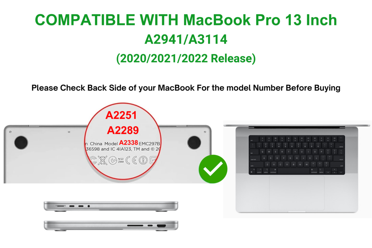 Black Slim Rubberized TPU Bumper Cover For MacBook Air 15.3 inch 2026/2025/2024/2023 M5/M4/M3/M2 Air A3448/A3241/A3114/A2941