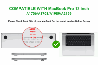 Case For MacBook Pro 13 inch Touchbar A1706 A1708 A1989 A2159