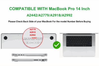 Full protection Slim Shockproof Hybrid Hard Matte Case For MacBook Pro 14 inch M1/M2/M3/M4/M5 (A2442/A2779/A2918/A2992/A3401/A3185/A3112/A3434/A3426)