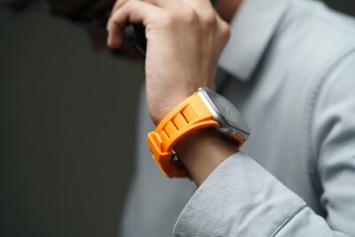 Vented FKM Rubber Band With 316L Buckle Closure For Apple Watch 49 (Series Ultra/Ultra 2/Ultra 3)