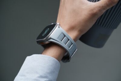 Vented FKM Rubber Band With 316L Buckle Closure For Apple Watch 49 (Series Ultra/Ultra 2/Ultra 3)