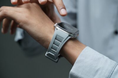 Vented FKM Rubber Band With 316L Buckle Closure For Apple Watch 49 (Series Ultra/Ultra 2/Ultra 3)