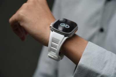 Vented FKM Rubber Band With 316L Buckle Closure For Apple Watch 49 (Series Ultra/Ultra 2/Ultra 3)
