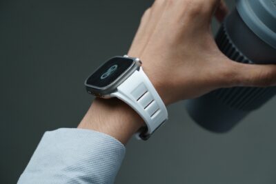 Vented FKM Rubber Band With 316L Buckle Closure For Apple Watch 49 (Series Ultra/Ultra 2/Ultra 3)