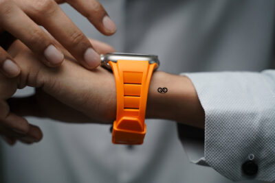 Vented FKM Rubber Band With 316L Buckle Closure For Apple Watch 49 (Series Ultra/Ultra 2/Ultra 3)
