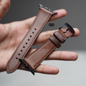 Vintage Leather Strap For Apple Watch 44MM 45MM 46MM Series 4 5 6 7 8 9 10 SE SE 2 Gen
