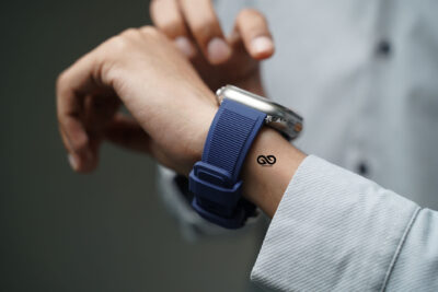 Deep Navy Waterproof Silicone Sports Band with Buckle For Apple Watch 49 (Series Ultra/Ultra 2/Ultra 3)