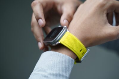 Electric Neon Waterproof Silicone Sports Band with Buckle For Apple Watch 49 (Series Ultra/Ultra 2/Ultra 3)