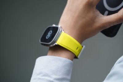 Electric Neon Waterproof Silicone Sports Band with Buckle For Apple Watch 49 (Series Ultra/Ultra 2/Ultra 3)