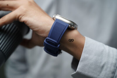 Deep Navy Waterproof Silicone Sports Band with Buckle For Apple Watch 49 (Series Ultra/Ultra 2/Ultra 3)