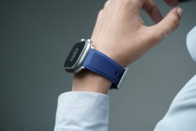 Deep Navy Waterproof Silicone Sports Band with Buckle For Apple Watch 49 (Series Ultra/Ultra 2/Ultra 3)