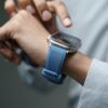 Cool Blue Waterproof Silicone Sports Band with Buckle For Apple Watch 49 (Series Ultra/Ultra 2/Ultra 3)