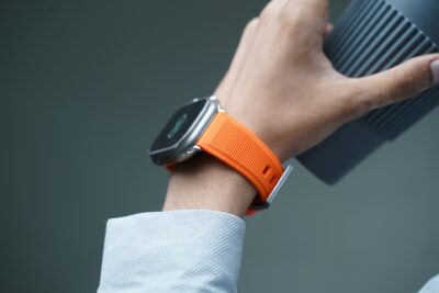 Ultra Orange Waterproof Silicone Sports Band with Buckle For Apple Watch 49 (Series Ultra/Ultra 2/Ultra 3)