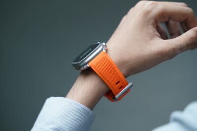 Ultra Orange Waterproof Silicone Sports Band with Buckle For Apple Watch 49 (Series Ultra/Ultra 2/Ultra 3)