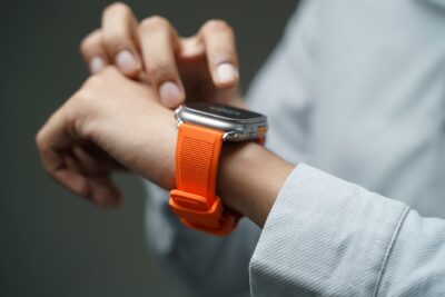 Ultra Orange Waterproof Silicone Sports Band with Buckle For Apple Watch 49 (Series Ultra/Ultra 2/Ultra 3)