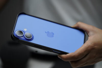 Black Fiber Bumper for iPhone 16 Plus (Bumper, not a Case)