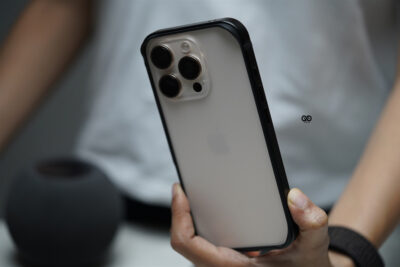 Black Fiber Bumper for iPhone 16 Pro Max (Bumper, not a Case)