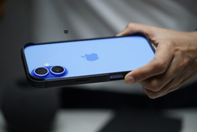 Black Fiber Bumper for iPhone 16 Plus (Bumper, not a Case)