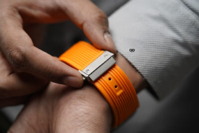 Classic Silicone Band With Stainless Steel Buckle Strap For Apple Watch 49 (Series Ultra/Ultra 2/Ultra 3)