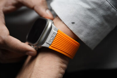 Classic Silicone Band With Stainless Steel Buckle Strap For Apple Watch 49 (Series Ultra/Ultra 2/Ultra 3)