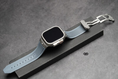 Classic Silicone Band With Stainless Steel Buckle Strap For Apple Watch 49 (Series Ultra/Ultra 2/Ultra 3)