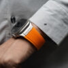 Classic Silicone Band With Stainless Steel Buckle Strap For Apple Watch 49 (Series Ultra/Ultra 2/Ultra 3)