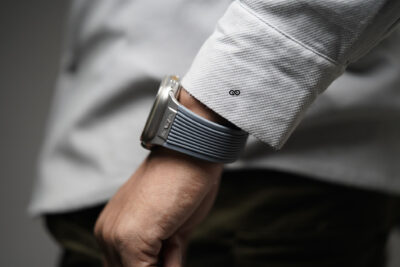 Classic Silicone Band With Stainless Steel Buckle Strap For Apple Watch 49 (Series Ultra/Ultra 2/Ultra 3)