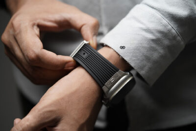 Classic Silicone Band With Stainless Steel Buckle Strap For Apple Watch 49 (Series Ultra/Ultra 2/Ultra 3)
