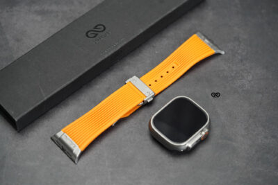 Classic Silicone Band With Stainless Steel Buckle Strap For Apple Watch 49 (Series Ultra/Ultra 2/Ultra 3)