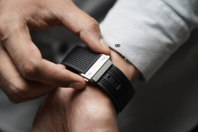 Classic Silicone Band With Stainless Steel Buckle Strap For Apple Watch 49 (Series Ultra/Ultra 2/Ultra 3)