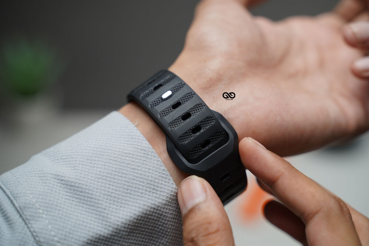 FKM Active Rubber Strap For Apple Watch 44MM 45MM 46MM Series 4 5 6 7 8 9 10 11 (SE 2 3 Gen)