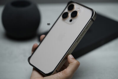 Natural Titanium Fiber Bumper for iPhone 16 Pro Max (Bumper, not a Case)