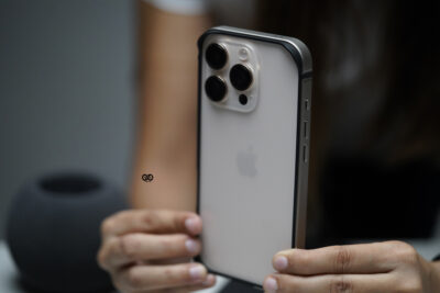 Natural Titanium Fiber Bumper for iPhone 16 Pro Max (Bumper, not a Case)