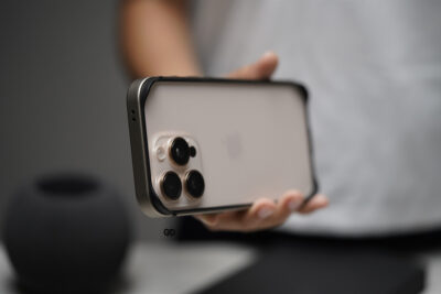 Natural Titanium Fiber Bumper for iPhone 16 Pro Max (Bumper, not a Case)