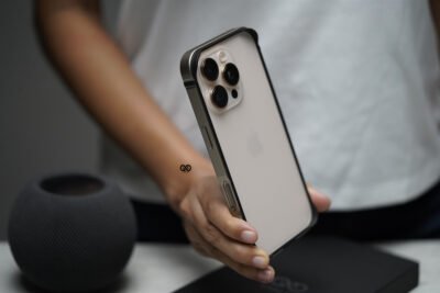 Natural Titanium Fiber Bumper for iPhone 16 Pro Max (Bumper, not a Case)