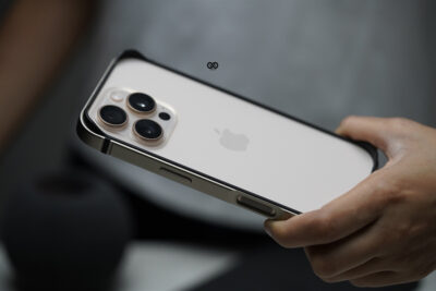 Natural Titanium Fiber Bumper for iPhone 16 Pro Max (Bumper, not a Case)