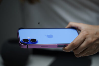 Magenta Fiber Bumper for iPhone 16 Plus (Bumper, not a Case)