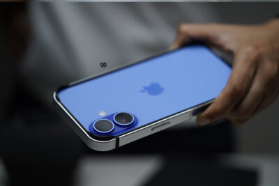 Silver Fiber Bumper for iPhone 16 (Bumper, not a Case)