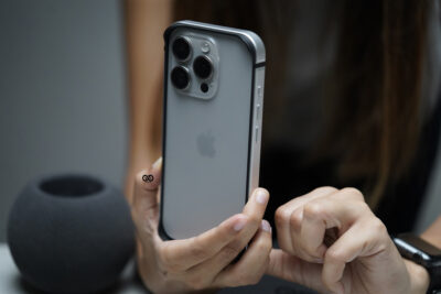 Silver Fiber Bumper for iPhone 16 Pro (Bumper, not a Case)