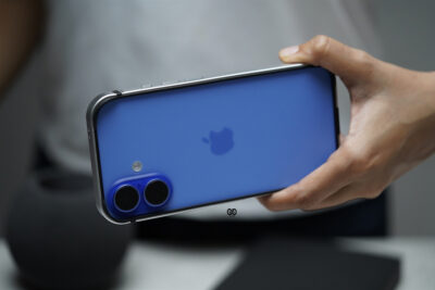 Silver Fiber Bumper for iPhone 16 (Bumper, not a Case)