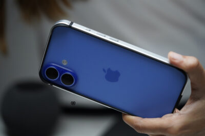 Silver Fiber Bumper for iPhone 16 (Bumper, not a Case)