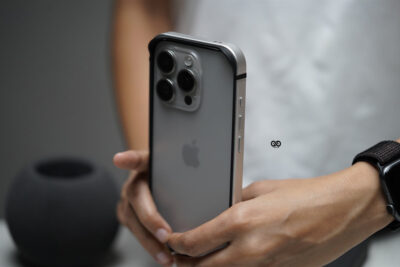 Silver Fiber Bumper for iPhone 16 Pro (Bumper, not a Case)