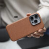 Slim PU Leather Case with Rubberized Interior (Magsafe Compatible)