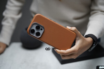 Slim PU Leather Case with Rubberized Interior (Magsafe Compatible) For iPhone 16/16Pro/16ProMax