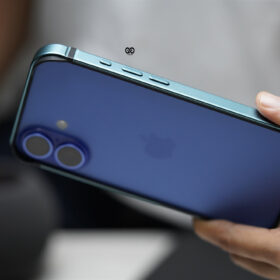 Teal Fiber Bumper for iPhone 16 (Bumper, not a Case)