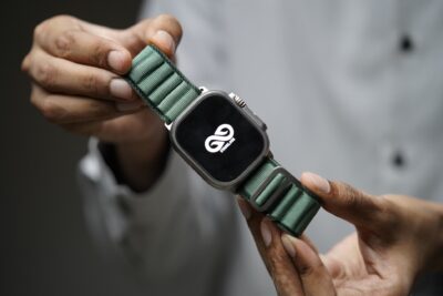 Alpine Loop With Silver Buckle For Apple Watch 49 MM Series Ultra/Ultra 2/Ultra 3