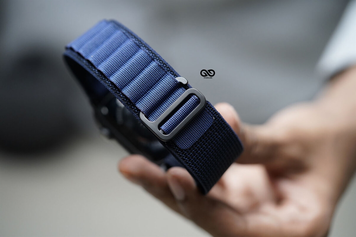 Alpine Loop With Sliver Buckle 44MM 45MM 46MM Series 4 5 6 7 8 9 10 11 (SE 2 3 Gen)